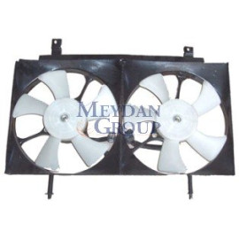 NISSAN ALTIMA- A31- 89/92; RADYATÖR VE KLİMA FAN DAVLUMBAZI ÇİFTLİ (SAC) 271-4812