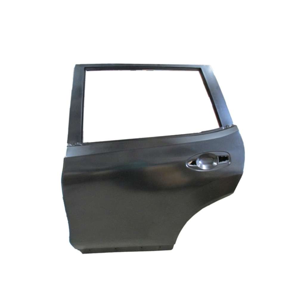 NISSAN X TRAIL- 13/16; ARKA KAPI KOMPLE SOL SİYAH/BAND DELİKLİ/ÇELİK BARLI (İCELİ/ÇEKOMASTİKLİ) 277-2802