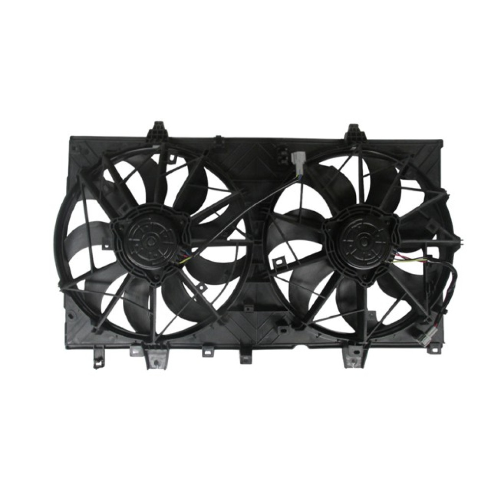 NISSAN X TRAIL- 17/21; RADYATÖR VE KLİMA FAN DAVLUMBAZI KOMPLE ÇİFTLİ (7+9 KANAT) (MOTORLU) (ORİS) 278-4813