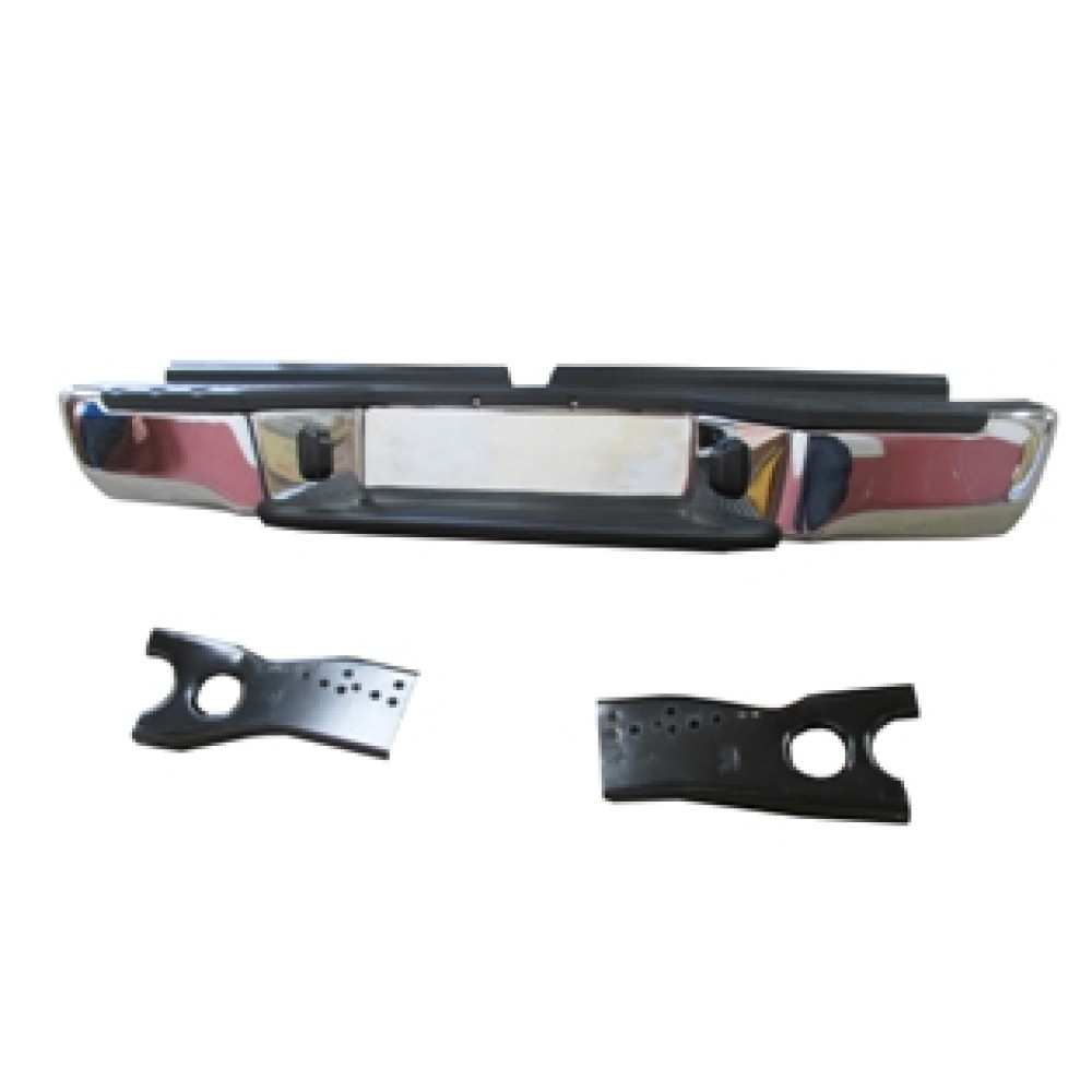 NISSAN SKYSTAR- PICK UP- ND22- 03/12; ARKA TAMPON (NİKELAJLI PLAKA LAMBALI/BAĞLANTI AYAKLI)(FPI) 303-2600