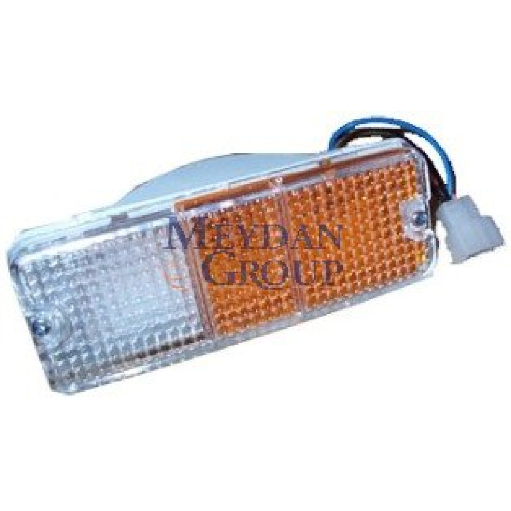 MAZDA 929- SD- 79/85; TAMPON SİNYALİ SOL SARI/BEYAZ (JUSTAR) 349-1132