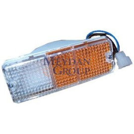 MAZDA 929- SD- 79/85; TAMPON SİNYALİ SOL SARI/BEYAZ (JUSTAR) 349-1132