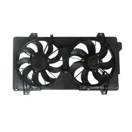 MAZDA 3- SD/HB- 14/16; RADYATÖR VE KLİMA FAN DAVLUMBAZI KOMPLE ÇİFTLİ (9+7 KANAT) (MOTORLU) (ORİS) 354-4813