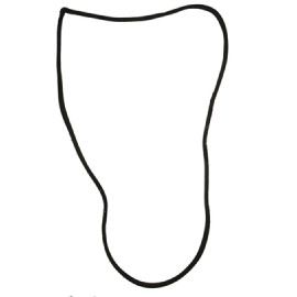 HONDA CIVIC- HB- 92/95; ÖN KAPI TOZ LASTİĞİ SOL 3KAPI (TW) 402-2962A