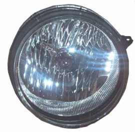 JEEP CHEROKEE- LIBERTY- 06/07; FAR LAMBASI MANUEL/ELEKTRİKLİ SOL YUVARLAK ŞEFFAF (GORDON) 5191-1002