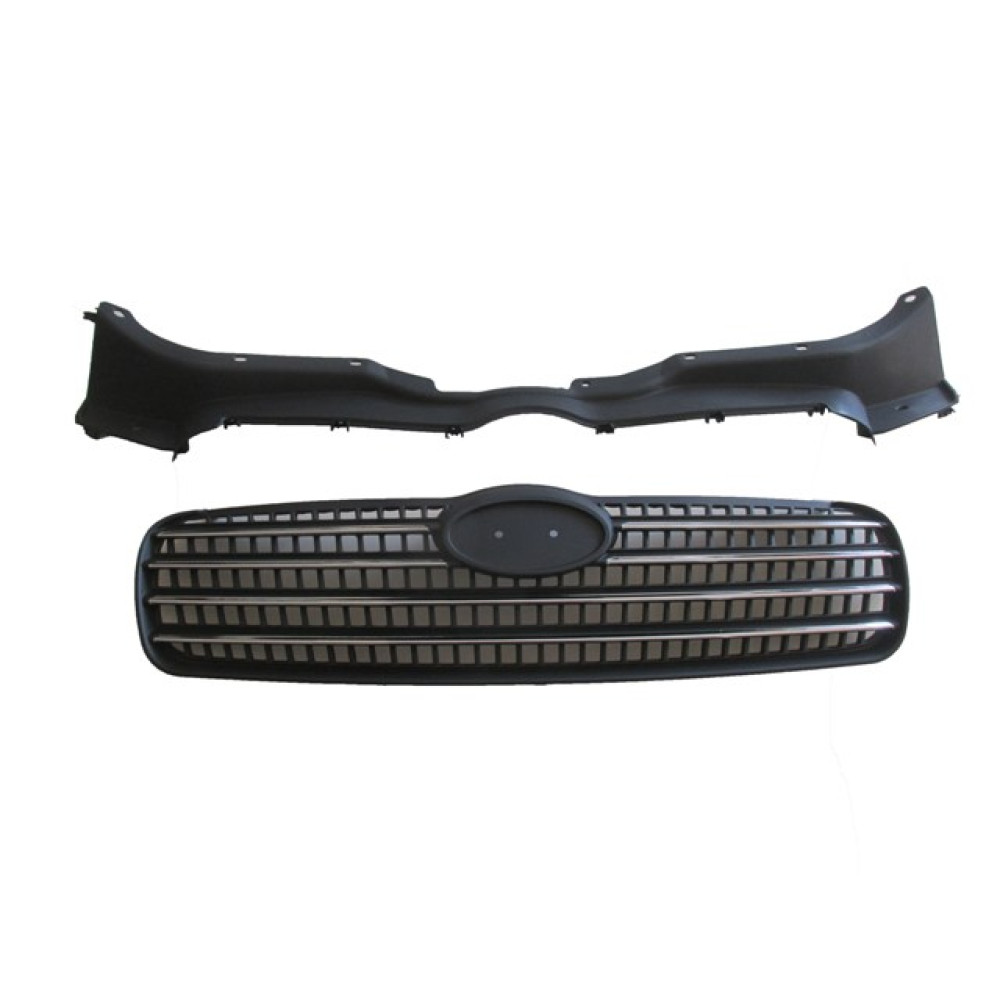 HYUNDAI ACCENT- ERA- 06/09; ÖN PANJUR SİYAH NİKELAJ ÇITALI (ÜST BAĞLANTI BRAKETLİ) 595-2340