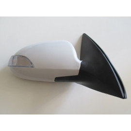 HYUNDAI I30- 07/12; KAPI AYNASI SAĞ ELEKTRİKLİ/SİNYALLİ/BEYAZ KAPAKLI(SİNYALİ KISA TİP)(5FİŞLİ)( 607-2993A