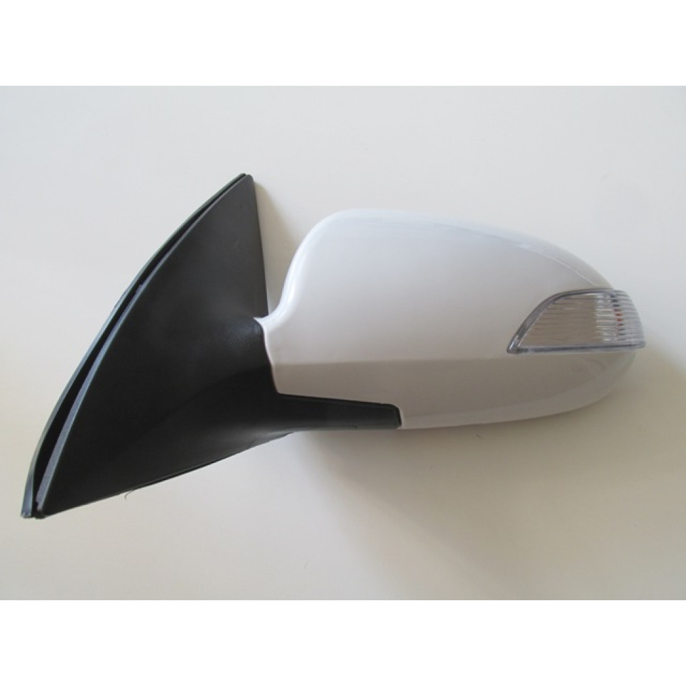 HYUNDAI I30- 07/12; KAPI AYNASI SOL ELEKTRİKLİ/SİNYALLİ/BEYAZ KAPAKLI(SİNYALİ KISA TİP)(5FİŞLİ)( 607-2994A