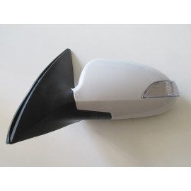 HYUNDAI I30- 07/12; KAPI AYNASI SOL ELEKTRİKLİ/SİNYALLİ/BEYAZ KAPAKLI(SİNYALİ KISA TİP)(5FİŞLİ)( 607-2994A