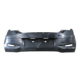 HYUNDAI I10- 11/12; ARKA TAMPON SİYAH (REFLEKTÖR DELİKLİ) 608-2601