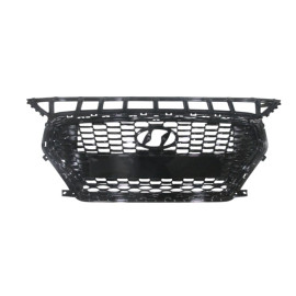 HYUNDAI I30- 17/18; ÖN PANJUR SİYAH NİKELAJ ÇERÇEVESİZ (TYG) 609-2340