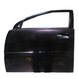 KIA RIO- III- 06/11; ÖN KAPI KOMPLE SOL SİYAH BAND DELİKLİ ÇELİK BARLI (İCELİ/TENASONLU) (TW) 710-2202