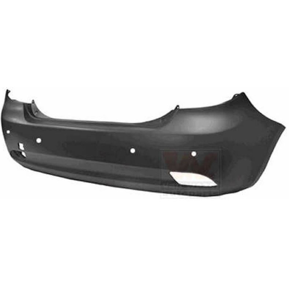 KIA CEED- 08/09; ARKA TAMPON SİYAH (SENSÖR DELİKLİ TYG) 716-2601