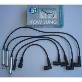 OPEL VECTRA- A- 88/92; BUJİ KABLOSU TAKIM (8V)(14NV-16SV)1.4/1.6 cc (YOW JUNG) 733-4666