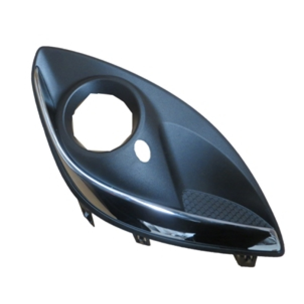 OPEL CORSA- D- 11/14; SİS LAMBA KAPAĞI SOL SİYAH/NİKELAJ KAPLAMALI SİS DELİKLİ (TÜV)(TYG) 760-2062B