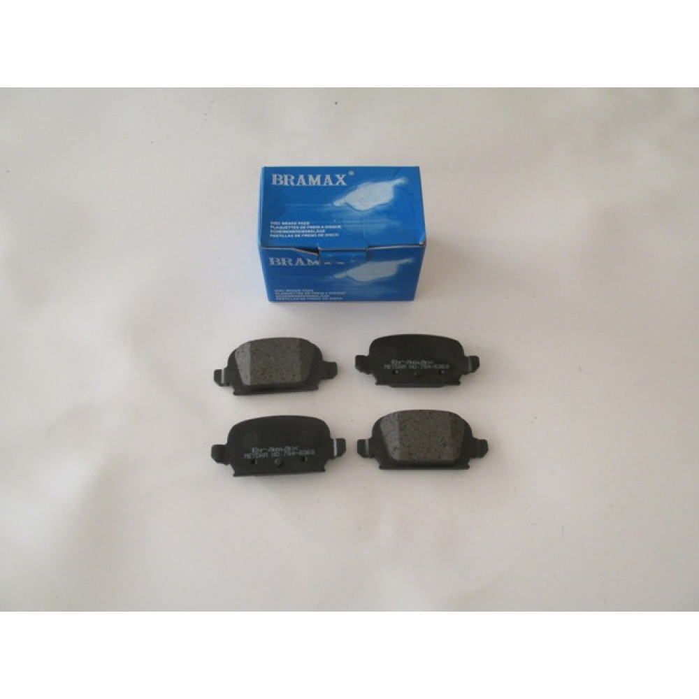 OPEL CORSA- C- 00/03; ARKA FREN BALATASI 1,4cc (DİSK)(95,5X43,9X13,8)(BRAMAX) 768-6360C