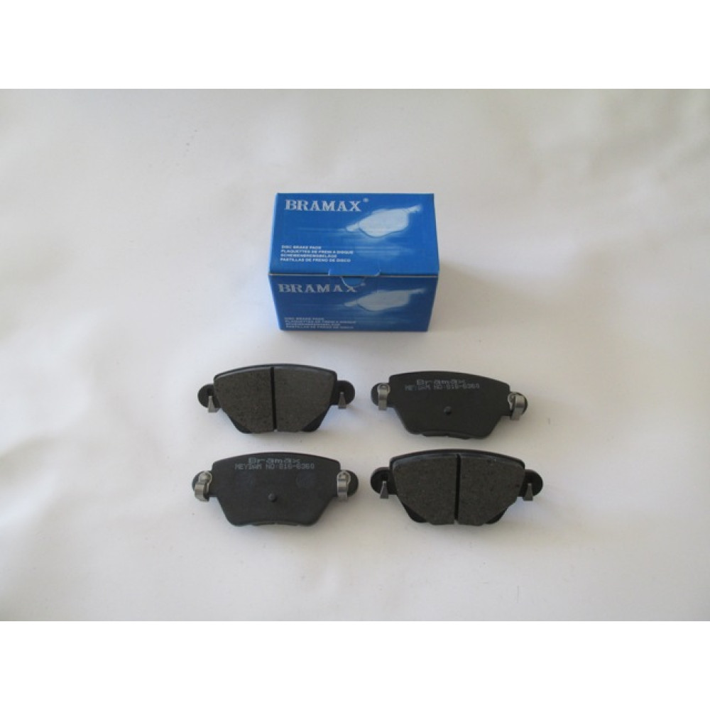 FORD MONDEO- 01/04; ARKA FREN BALATASI 1,8/2,0/2,5 (DİSK) (115,8X51,6X15) (BRAMAX) 816-6360