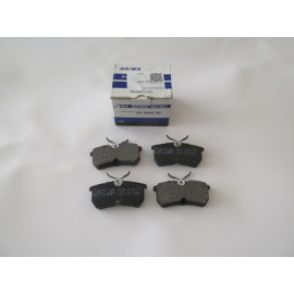 FORD FIESTA- 09/13; ARKA FREN BALATASI 1,0/1,4/1,5/1,6 (DİSK) (87,2X42,5X13) (BRAMAX) 809-6360