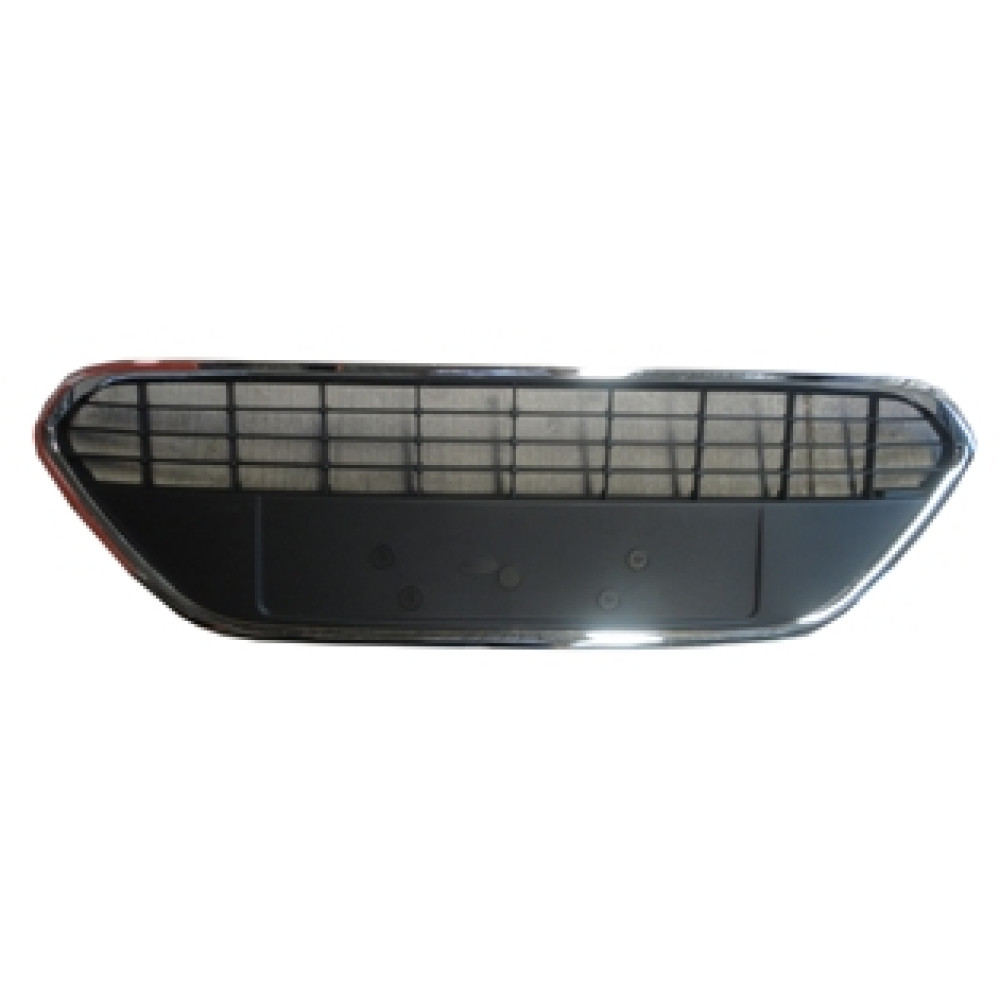 FORD FOCUS- SD/HB- 08/11; ÖN TAMPON PANJURU SİYAH (PLAKALIK PLASTİĞİ) (NİKELAJ KAPLAMALI) (TW) 829-2010A