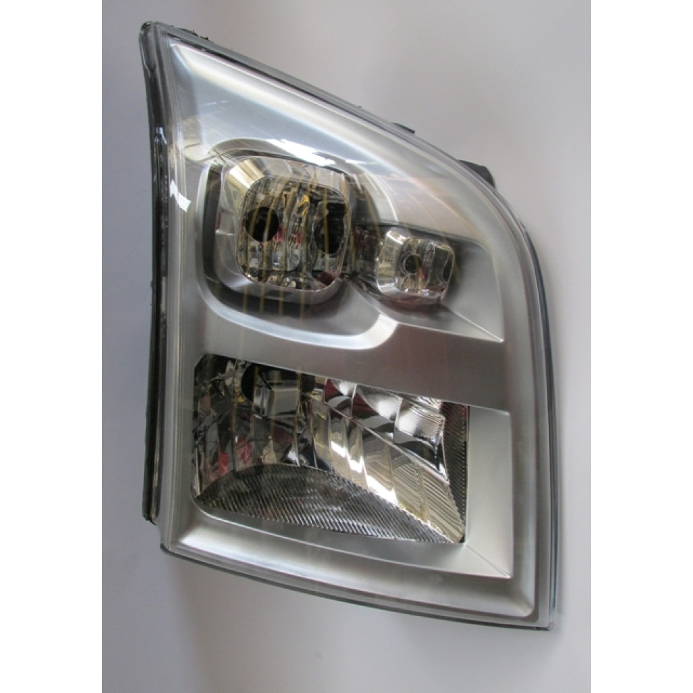 FORD TRANSIT- V347- 07/13; FAR LAMBASI SAĞ ELEKTRİKLİ/MANUEL GRİ 7 FİŞLİ (H4)(AYFAR) (E MARKLI) 867-1001