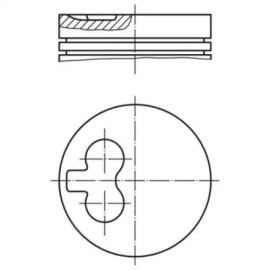 PISTON+SEGMAN 26 Ø (79,5 mm) FM 87-72190 STDA PISTON+SEGMAN 26 Ø (79,5 mm) FM 87-72190 STDA