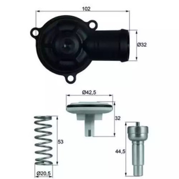 TERMOSTAT 87°C / TI 220 87D MAG 359001200620 TERMOSTAT 87°C / TI 220 87D MAG 359001200620