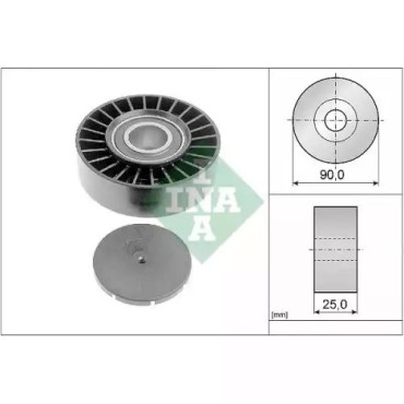 V KAYIS GERGI RULMANI KANALSIZ / 532 0169 10 (90 MM) BSG 90-615-006