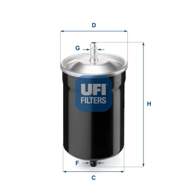 YAKIT FILTRESI KL 2 / H80WK07 BSG 90-130-015 YAKIT FILTRESI KL 2 / H80WK07 BSG 90-130-015