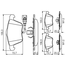 FREN BALATASI ÖN GDB1616 BLU ADV184207