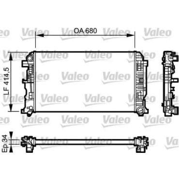 SU RADYATÖRÜ 8MK 376 735-331 (680x388 mm) KAL 373900
