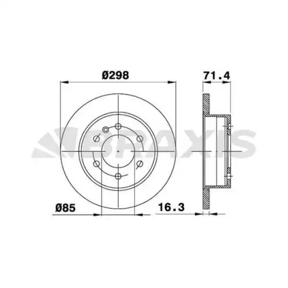 FREN DISKI ARKA FCR311A / DF4823S (ADET FIYAT) BCH 0986479295 FREN DISKI ARKA FCR311A / DF4823S (ADET FIYAT) BCH 0986479295