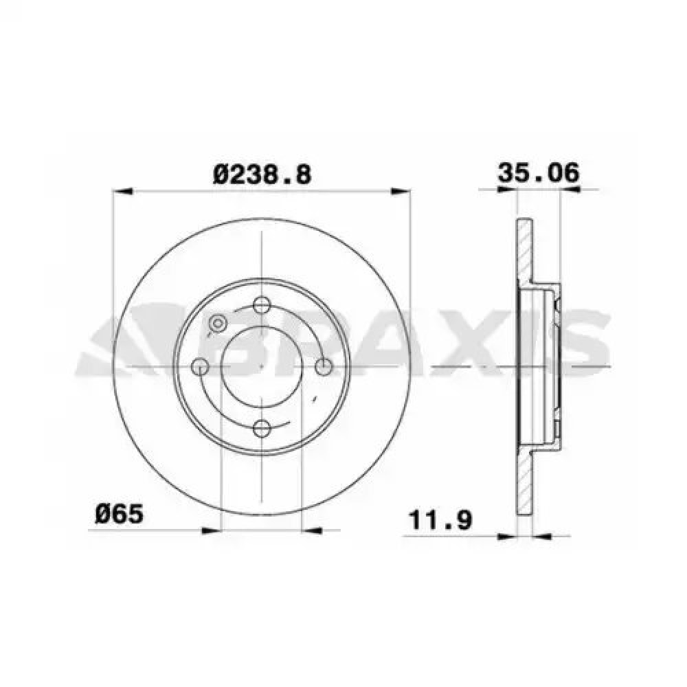 FREN DISKI ÖN ADET : DDF103 / DF1516 BSG 90-210-044 FREN DISKI ÖN ADET : DDF103 / DF1516 BSG 90-210-044