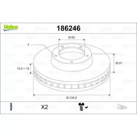 FREN DISKI ÖN DDF175 / DF1517 (ADET FIYAT)(HAVALI) BSG 90-210-031 FREN DISKI ÖN DDF175 / DF1517 (ADET FIYAT)(HAVALI) BSG 90-210-031