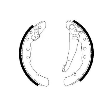 FREN BALATASI ARKA FSB409 / GS8544 (PABUÇ) (230 mm) TX 91044400