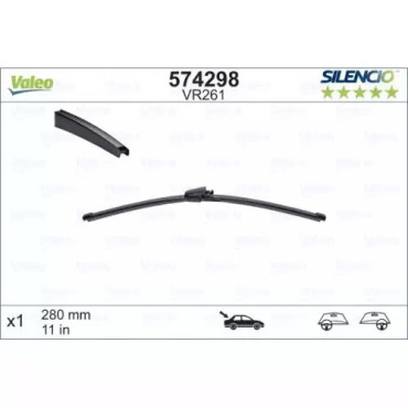 SILECEK SÜPÜRGESI ARKA 280 MM SIL SB11AR