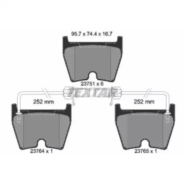 FREN BALATASI ÖN 8 PARÇA TRW GDB1507 FREN BALATASI ÖN 8 PARÇA TRW GDB1507