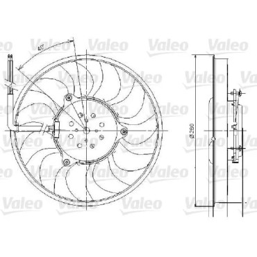 FAN MOTORU SAG CFF 134 000S FEBI 30741