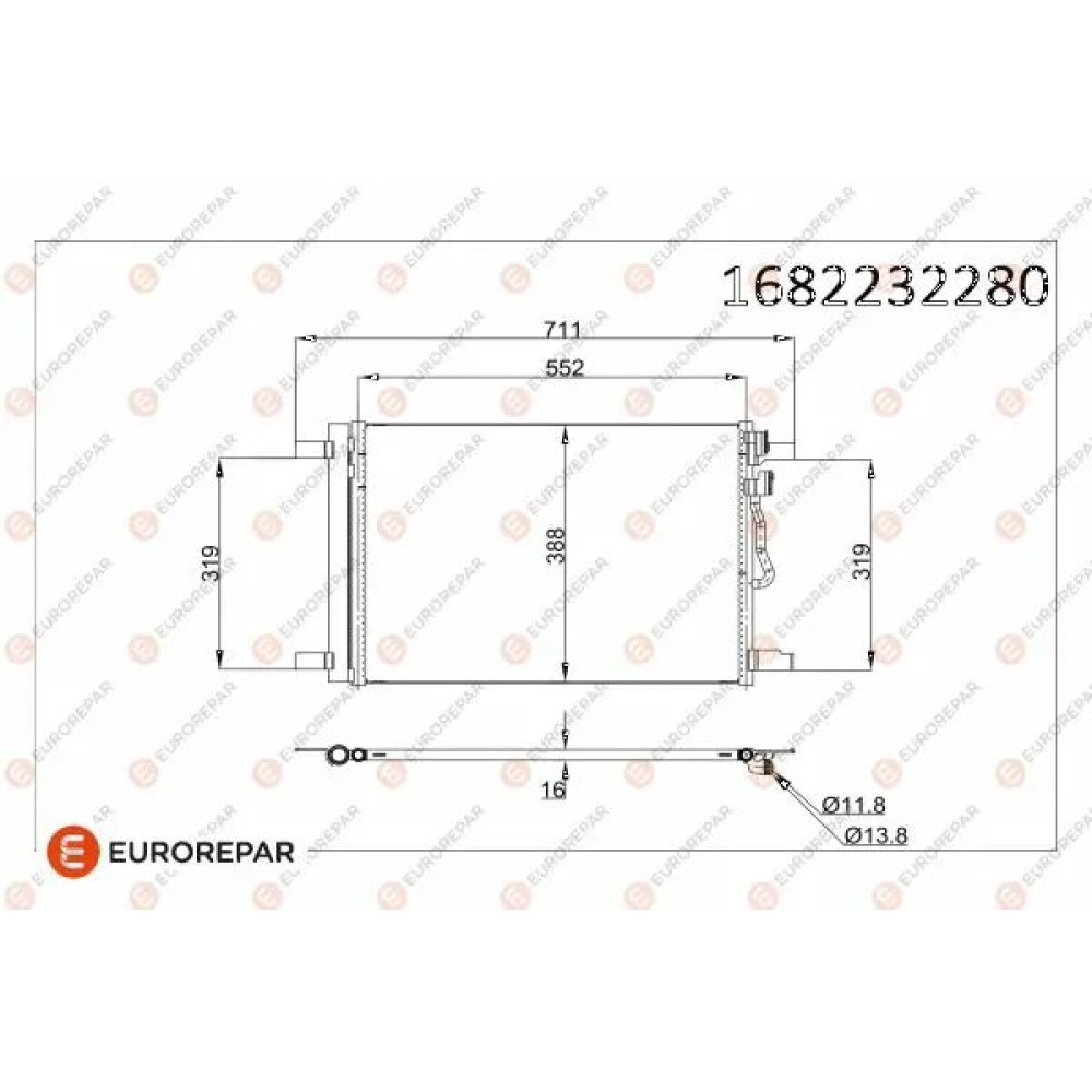 KLIMA RADYATÖRÜ KAL 357965 KLIMA RADYATÖRÜ KAL 357965