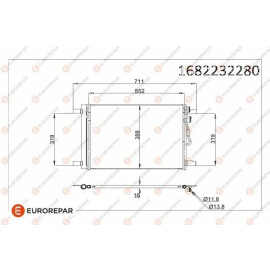 KLIMA RADYATÖRÜ KAL 357965 KLIMA RADYATÖRÜ KAL 357965