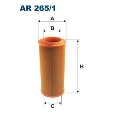 HAVA FILTRESI E299L-LX 918   (SILINDIR TIP) UFI 27.257.00