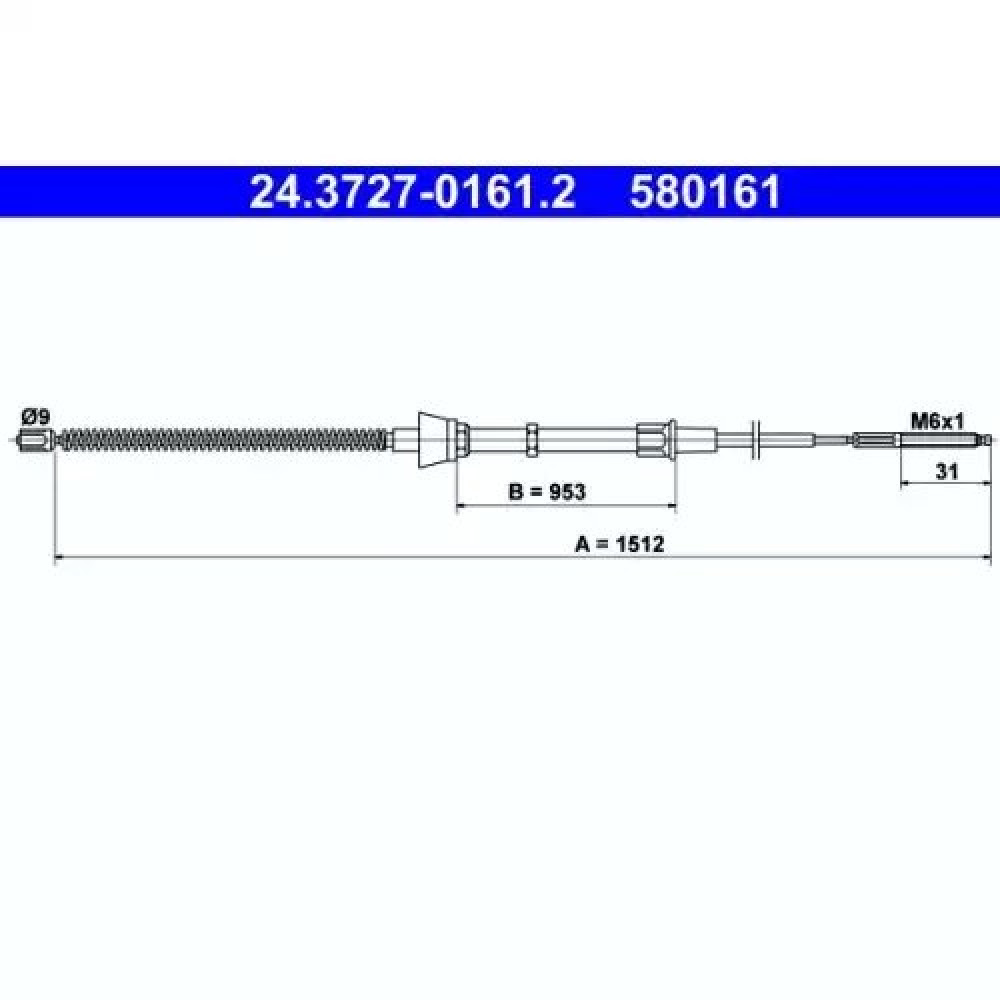 EL FREN TELI 1512 mm CAVO 7002 679 EL FREN TELI 1512 mm CAVO 7002 679