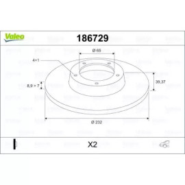 FREN DISKI ARKA 22876 / DDF1233 TRW DF4062