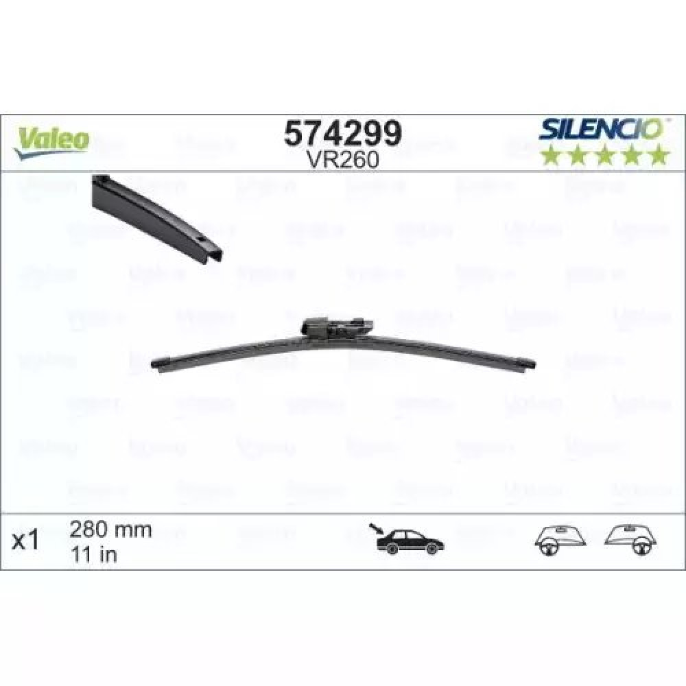 SILECEK SÜPÜRGESI ARKA 350 MM SIL SB14AR SILECEK SÜPÜRGESI ARKA 350 MM SIL SB14AR
