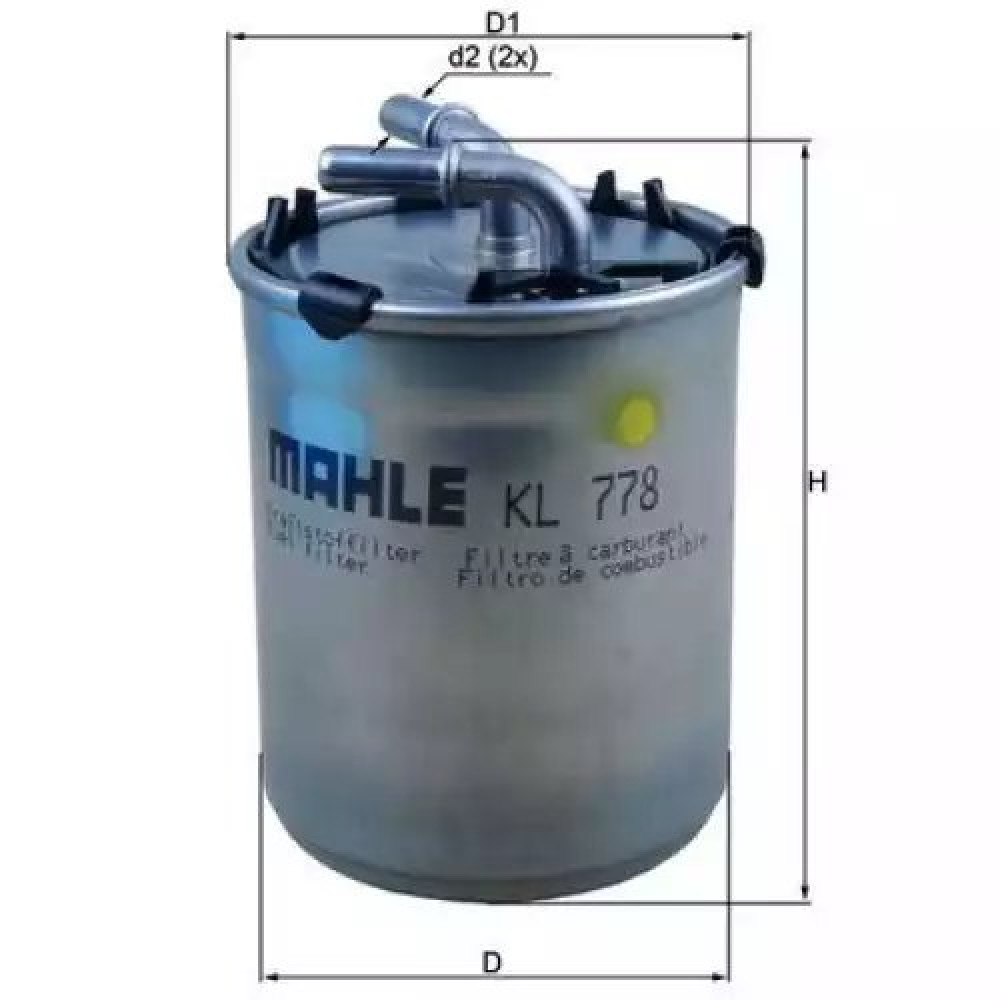YAKIT FILTRESI KL778 / FCS812 (KUTULU-LOGOLU) VW 6RF127400A YAKIT FILTRESI KL778 / FCS812 (KUTULU-LOGOLU) VW 6RF127400A