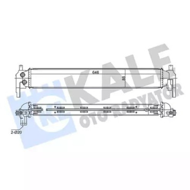 TURBO RADYATÖRÜ 735310 VW 6R0145805H