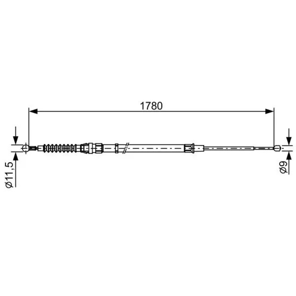 EL FREN TELI ARKA 1780 mm BCH 1987482458 EL FREN TELI ARKA 1780 mm BCH 1987482458