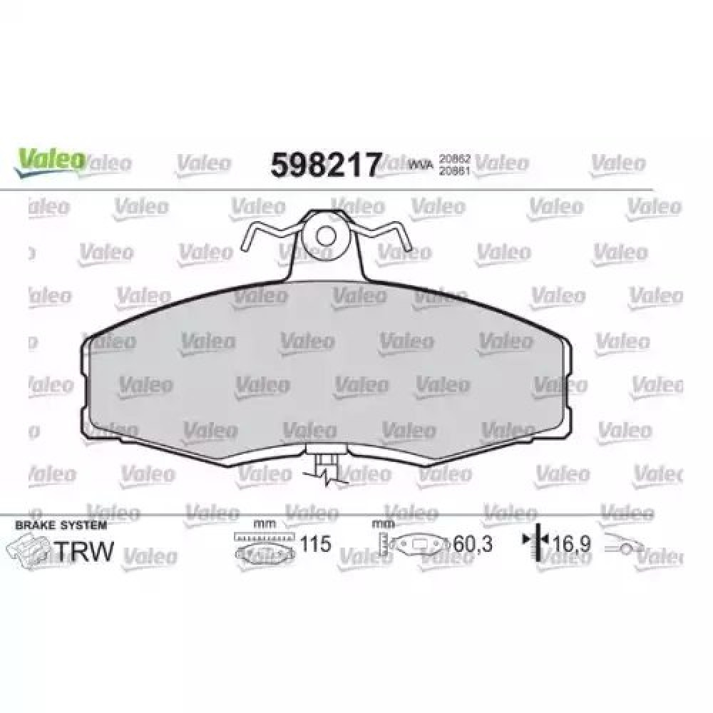 FREN BALATASI ÖN 1617273780 FREN BALATASI ÖN 1617273780