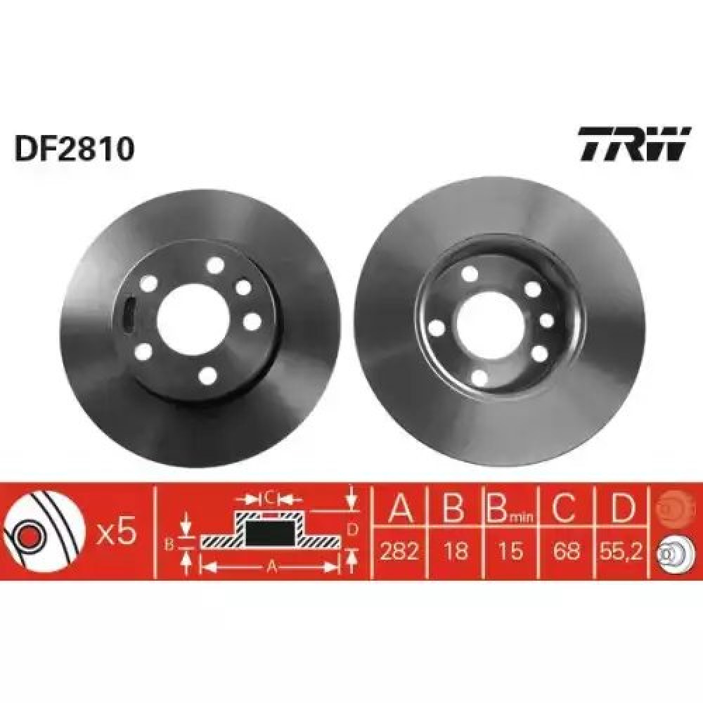 FREN DISKI ÖN DDF1011 / DF2810 (ADET FIYAT) FEBI 14104 FREN DISKI ÖN DDF1011 / DF2810 (ADET FIYAT) FEBI 14104