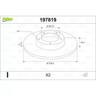 FREN DISKI ARKA 18490-DDF1012-DF4047 (ADET FIYAT) GDY 103202