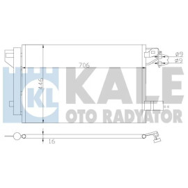 KLIMA RADYATÖRÜ 8FC351343131 (668X451X16 MM) DEL CF20212